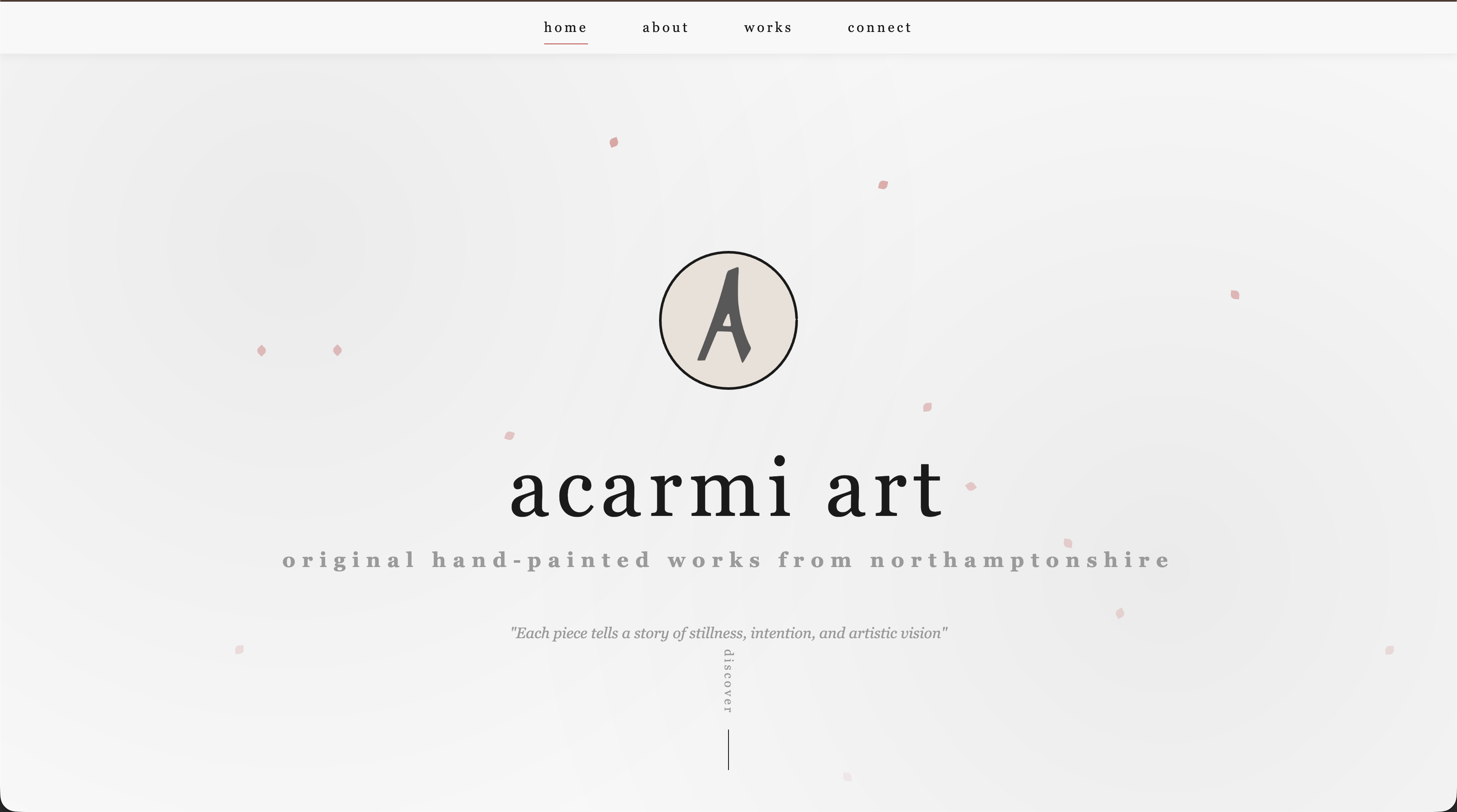Acarmi Art website — Northamptonshire artist portfolio and original hand-painted artwork